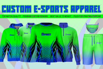 design esports jerseys hoodie and jacket