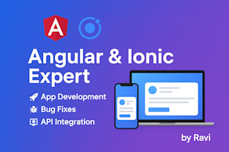 build and fix angular, ionic apps with clean, scalable code