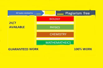 help you in chemistry physics math biology