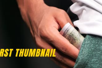 draw youtube thumbnail or attractive thumbnail
