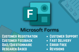 use microsoft and google forms to create responsive and professional forms