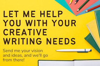 do creative, feature, and content writing