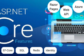 do asp dot net mvc, dotnet web API and blazor frontend developments for you