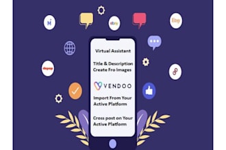 do draft in vendoo and crosspost your active platform