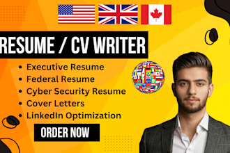 write cyber security, federal and executive resume