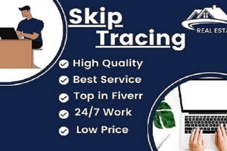 real estate  skip tracing service