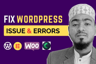fix wordpress issues, wordpress bugs, 404, 403, 503 wordpress error