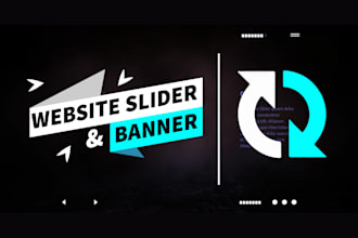create website slider using revolution slider or smart slider