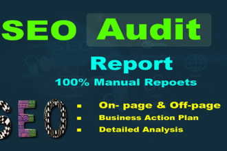 do provide  website SEO audit reporting services