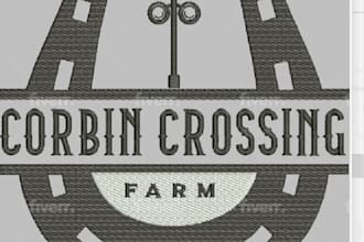 do embroidery logo in a stitch files