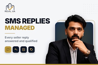 do real estate text message marketing and manage SMS replies to qualify sellers