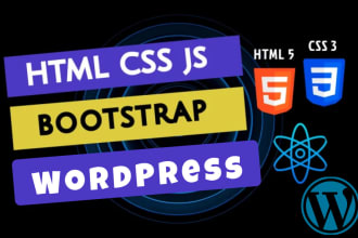 build business website in wordpress and custom code
