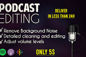 professionally edit your podcast audio
