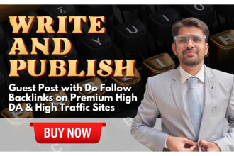 write and publish an article on premium high da sites