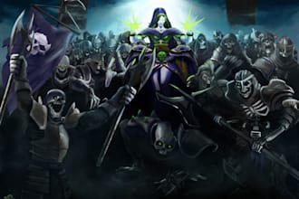 draw fantasy, dnd, warcraft, or fan art character