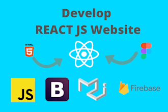 develop react js website