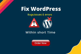 fix wordpress bugs, critical errors, customization or woocommerce issues