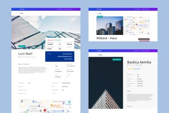 design interactive minimal website, UX UI mockup in figma