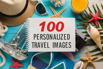 make travel images with your logo
