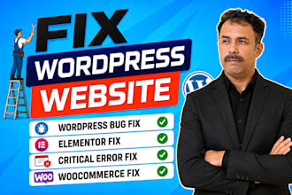 fix wordpress issues, fix wordpress error, bugs, fix wordpress website