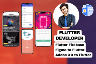 develop ios android mobile app as flutter developer convert figma to flutter