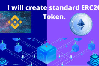 create top level bep20 token and smart contract on binance smart chain