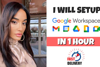 setup new google workspace account, gsuite account in 1hr
