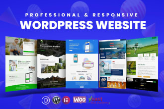 build wordpress website using divi, elementor for your online store