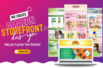 develop amazon brand store and storefront design