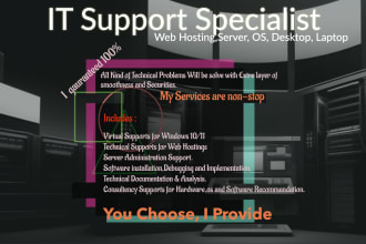 be your tech, web, hosting support specialist