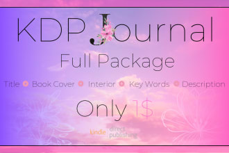 create ready to publish journal KDP package