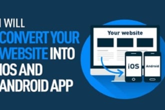 convert any website to android and ios webview app