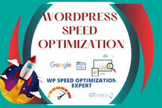 do wordpress maintenance, mobile and PC optimization and increase page speed