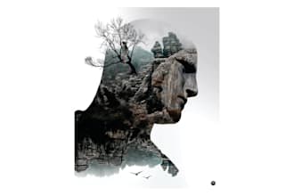 professionally design double exposure cover for your music
