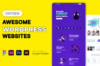 convert your design to wordpress using oxygen builder