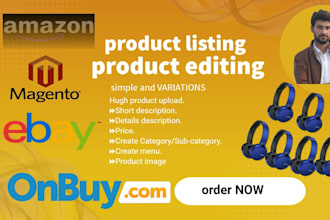 manually product upload expert in your woocommerce shopify,megento,amazon, store