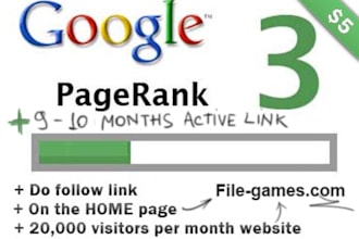 create a backlink from the homepage of a PR3 english website