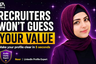 create a recruiter ready linkedin profile with SEO keywords