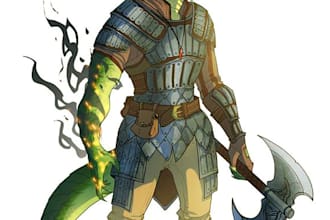 draw your dungeons and dragons party, character