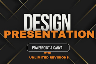 design modern and professional canva presentation