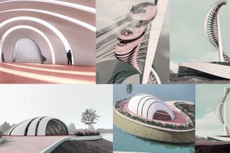 be you architect for metaverse using unreal engine ,3dsmax and rhino 3d