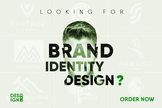 create a minimalist brand identity and color plate