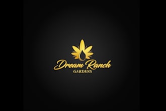 design dream ranch gardens logo in 1 day