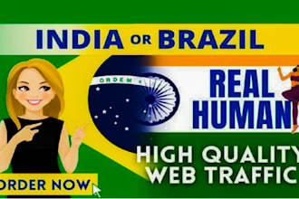 increase your india or brazil website traffic