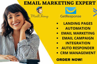 be your mailchimp activecampaign getresponse email marketing expert