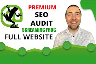 website SEO audit with premium screaming frog