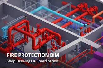 do fire protection bim modeling and shop drawings