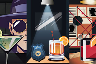 create stunning art deco illustrations and vintage artwork