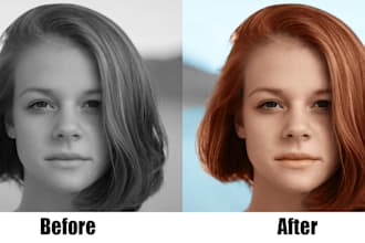 restore, colorize and enhance your old photo