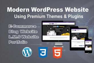 design wordpress blog portfolio site personal website